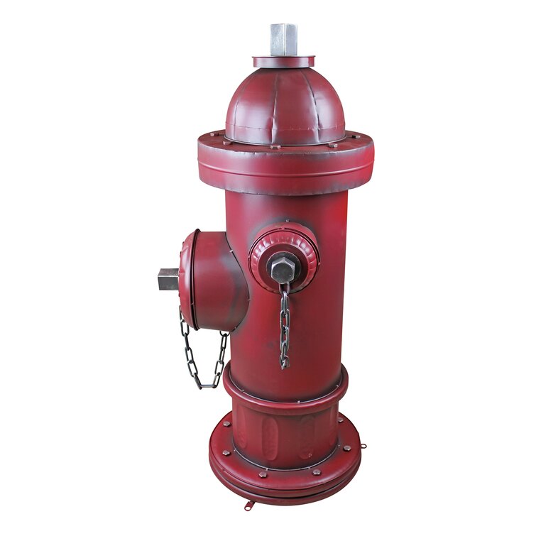 Vintage Metal Fire Hydrant Statue